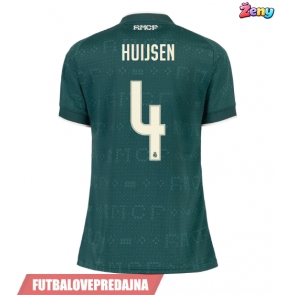 Lacne Ženy Futbalové dres Real Madrid Dean Huijsen #4 2026-27 Krátky Rukáv - Preč